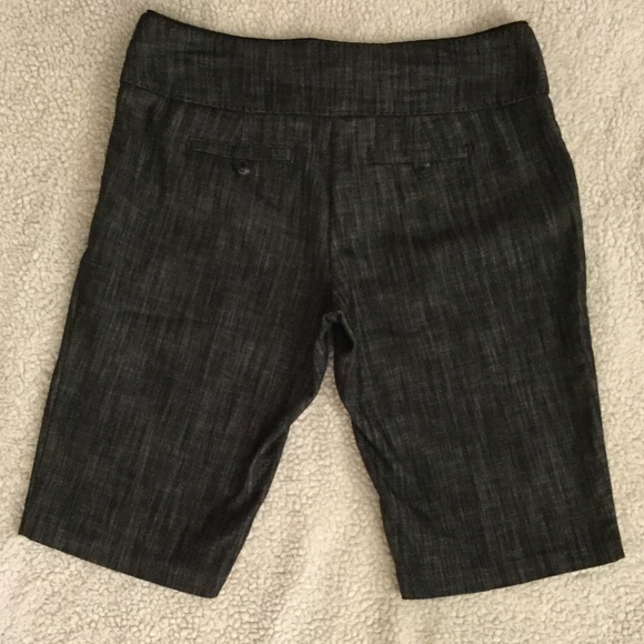 Black/ Dark Gray Dress Shorts - Picture 4 of 8